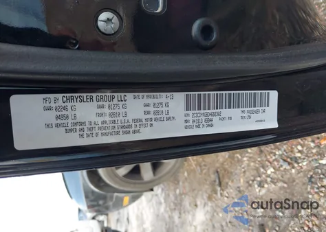 2013 Dodge Challenger Sxt z USA, uszkodzony, nr VIN 2C3CDYAG8DH692302